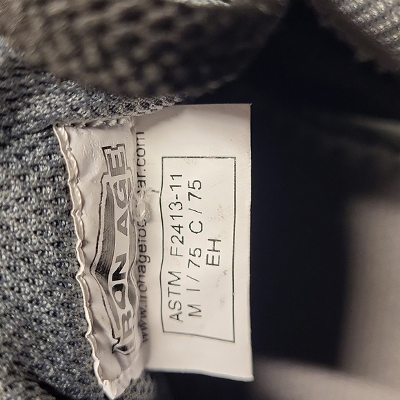 Steel Toe "Iron Age" Men’s Work Shoes - Picture 8 of 8